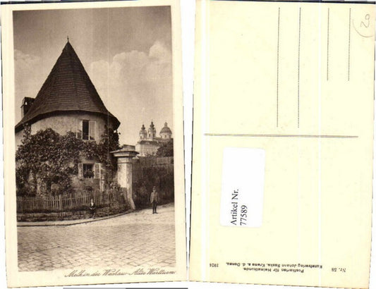 77589,Melk a.d. Donau Strassenansicht Kinder Kapelle 1924