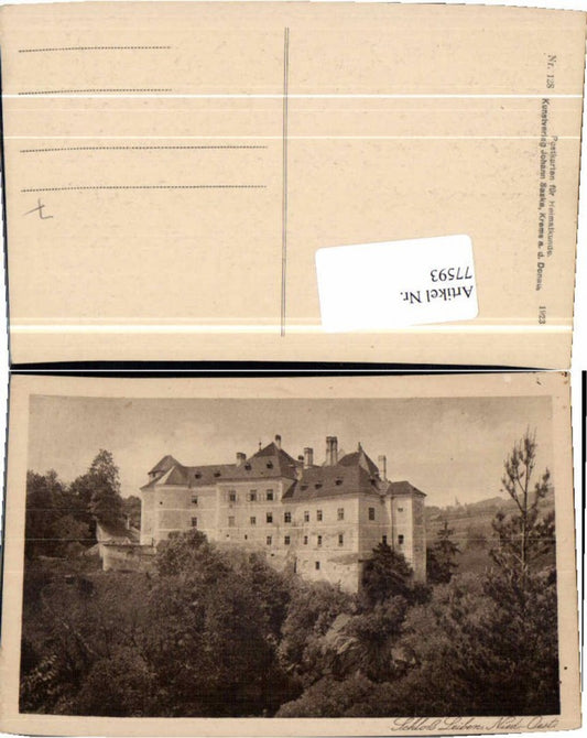 77593,Schloss Leiben bei Melk 1923