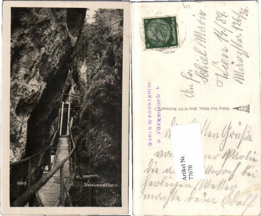 77670,Steinwandklamm bei Neuhaus Weissenbach Triesting