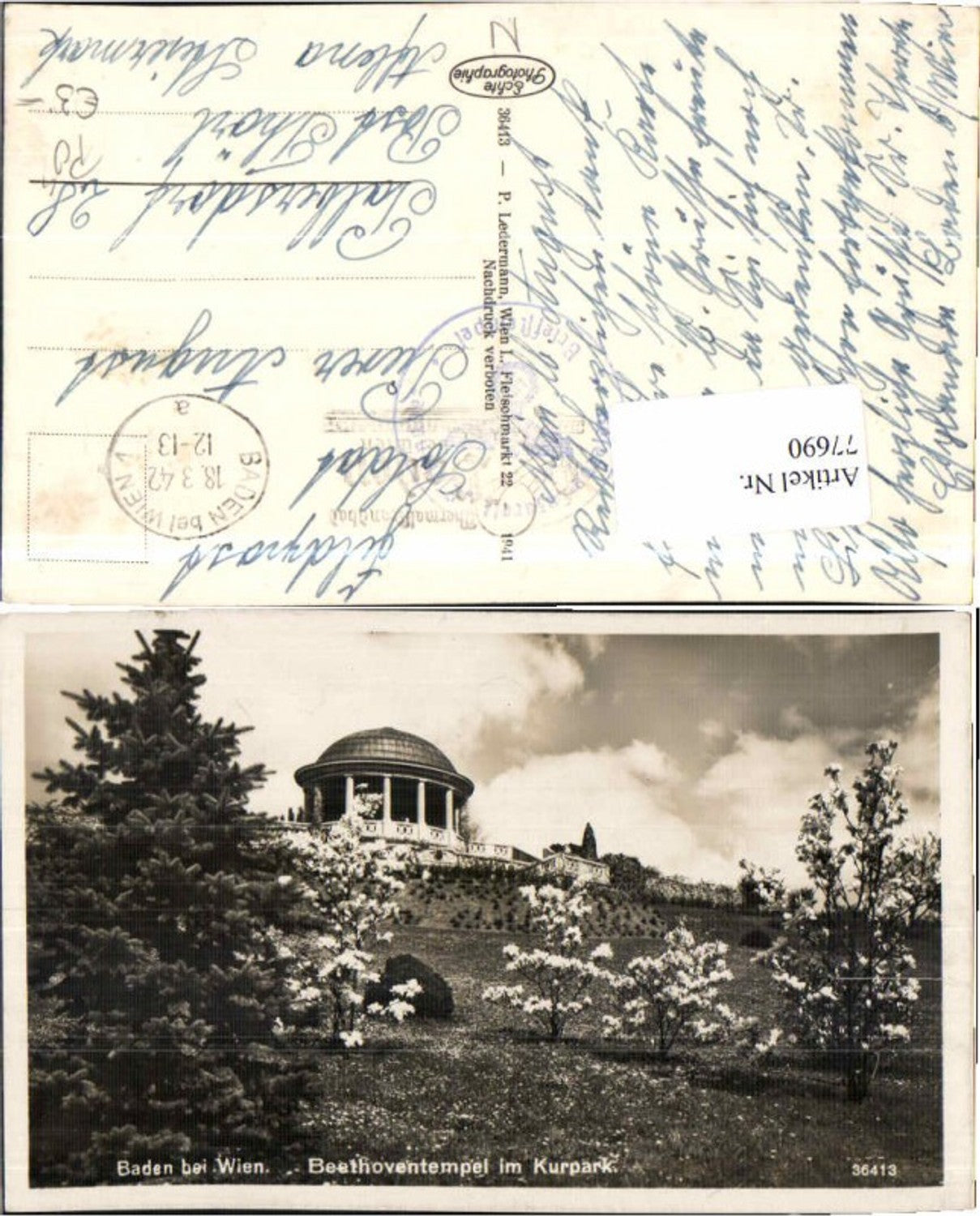 77690,Baden bei Wien Beethoventempel Ledermann 36413