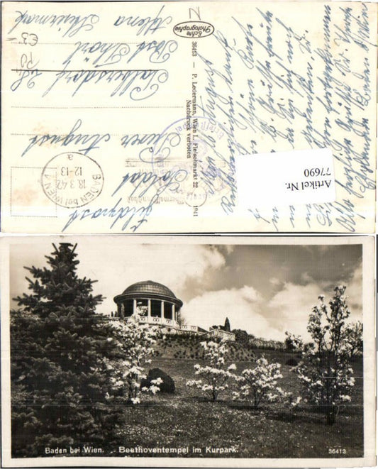 77690,Baden bei Wien Beethoventempel Ledermann 36413