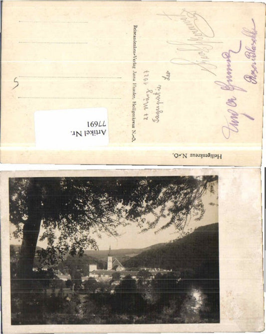 77691,FotoAK Heiligenkreuz bei Baden 1926