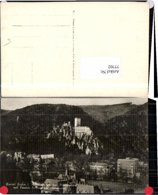 77702,FotoAK Baden bei Wien Helenental Pension Silvana