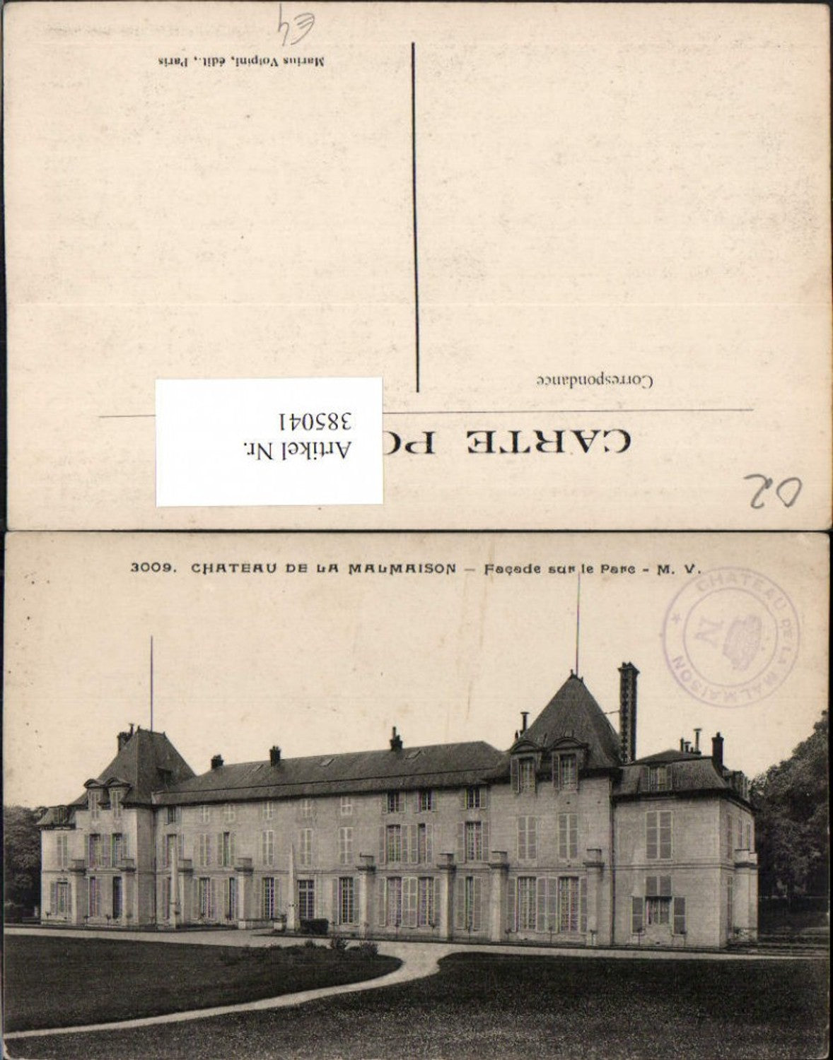 385041,Picardie Aisne Chateau de la Malmaison Schloss