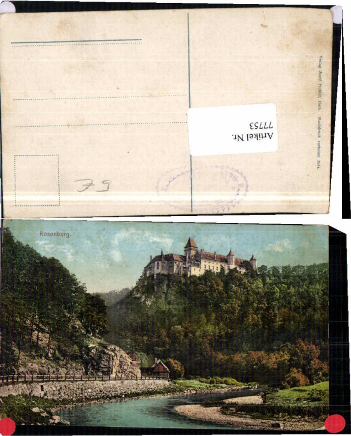 77753,Rosenburg am Kamp Schöne Color 1914