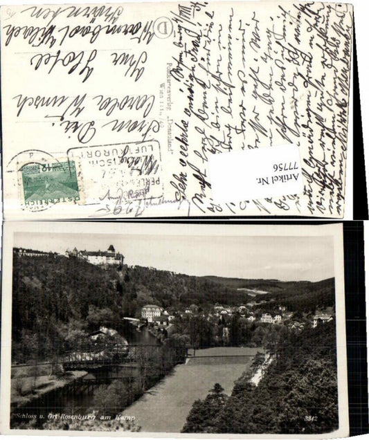 77756,Rosenburg am kamp Ortsansicht 1930