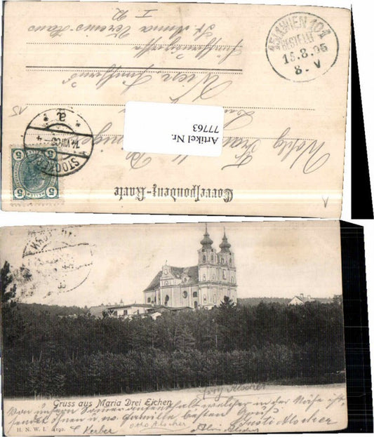 77763,Gruss aus Maria Dreieichen 1904