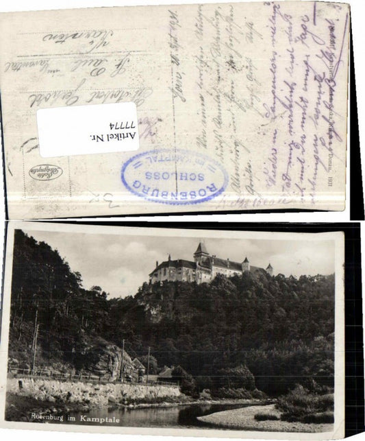 77774,Rosenburg am Kamp Uferpartie 1930