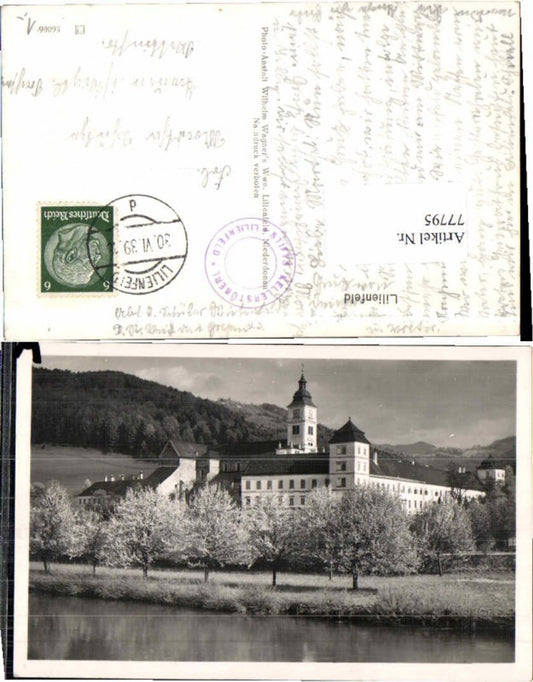 77795,Lilienfeld Partie am Stift im Winter 1939