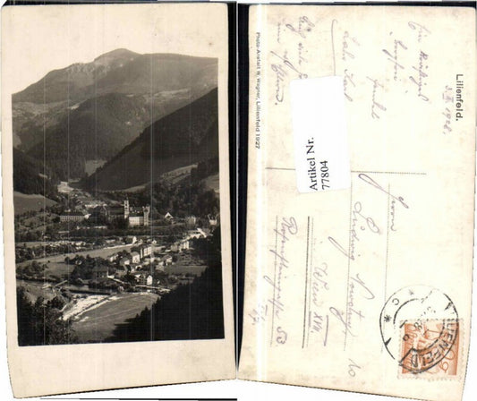 77804,Lilienfeld Ortsansicht 1927 pub Wagner