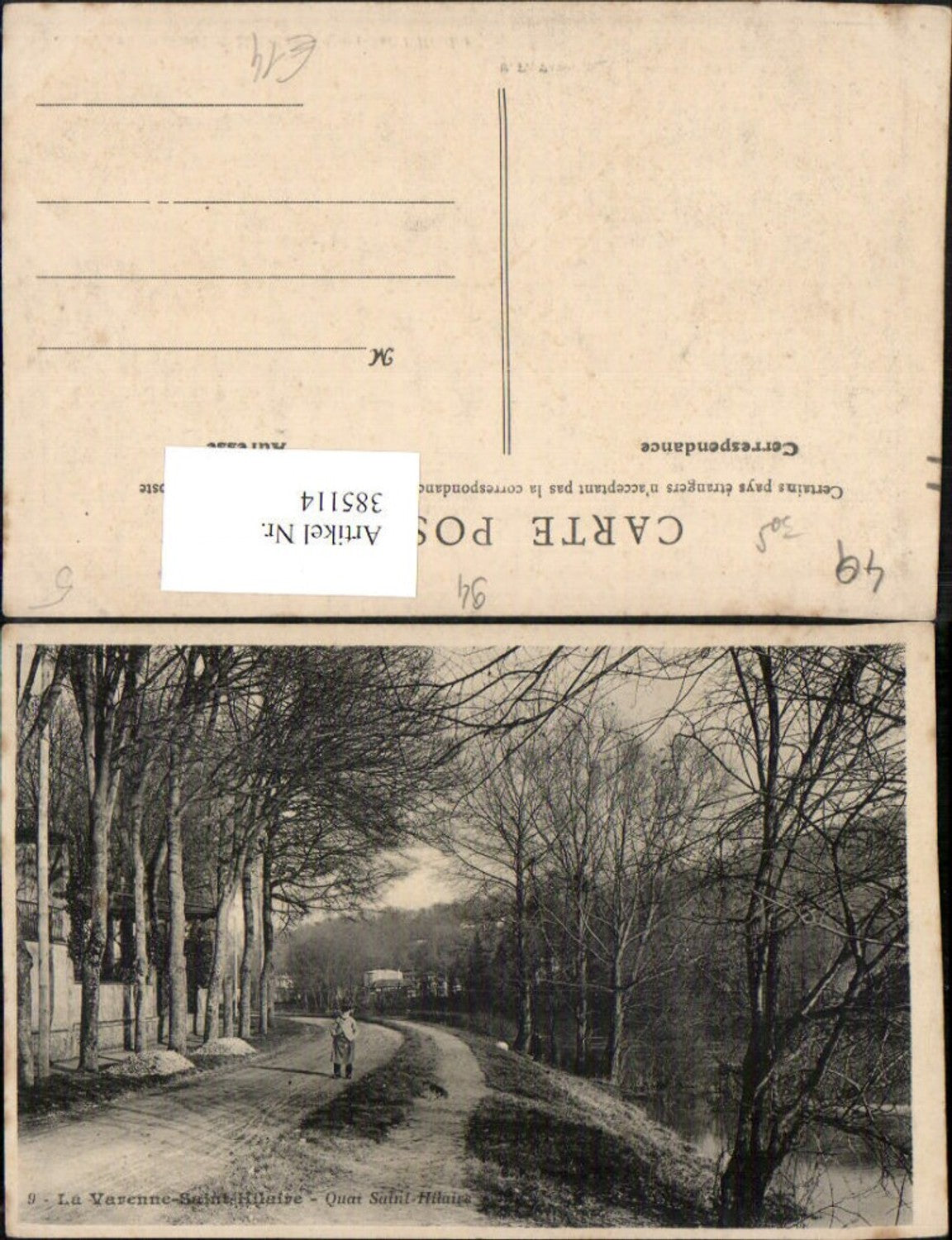385114,Pays de la Loire Maine-et-Loire Varenne-Saint-Hilaire Quai Saint-Hilaire Straße