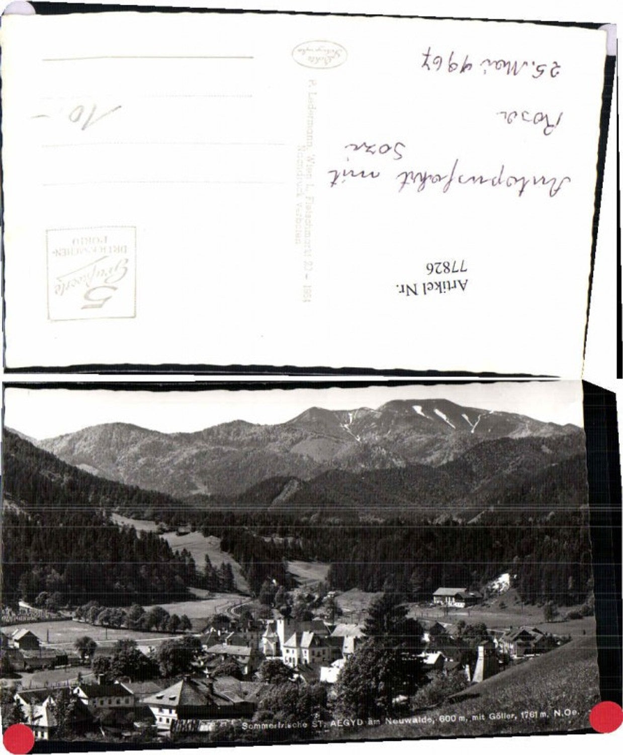 77826,Sommerfrische St Aegyd am Neuwalde