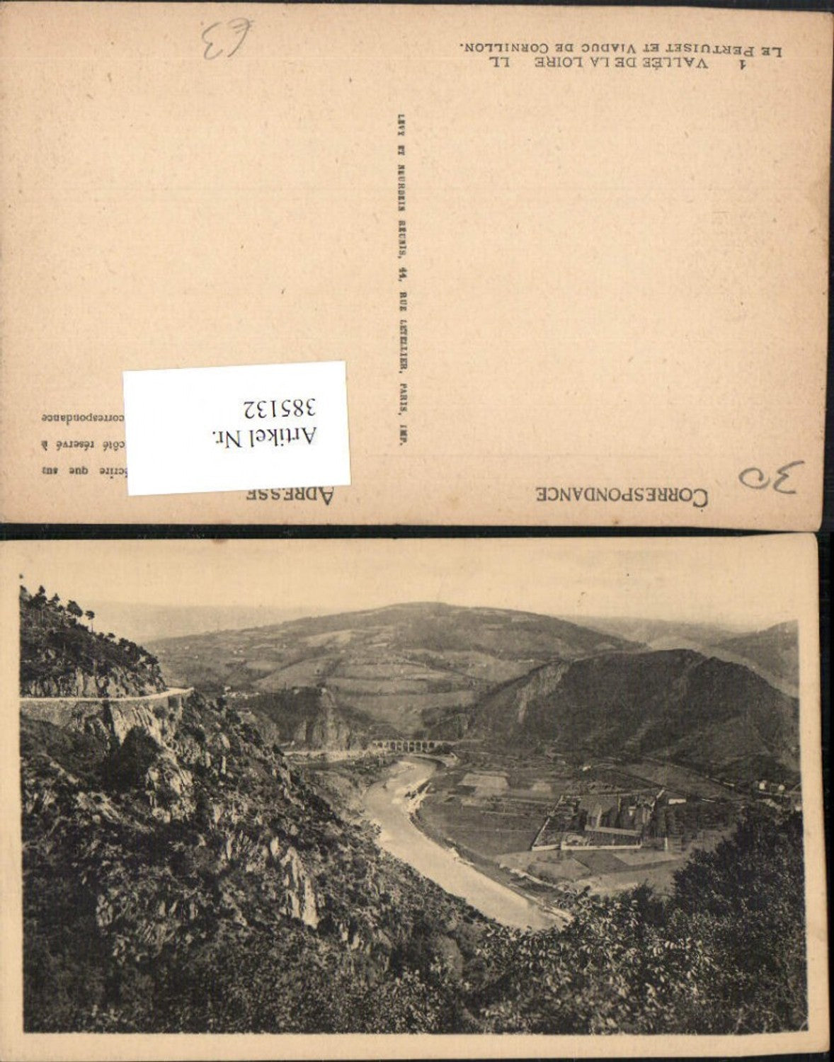 385132,Langouedoc-Roussillon Gard Vallee de la Loire Pertuiset et Viaduc de Cornillon Viadukt