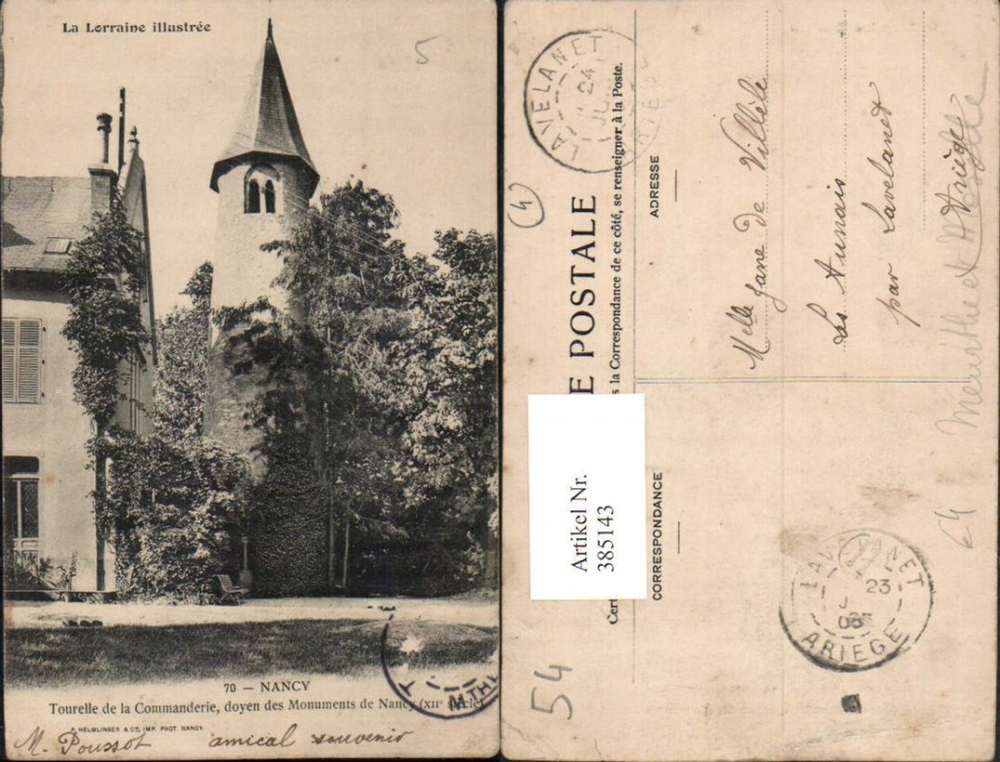 385143,Lothringen Meurthe-et-Moselle Nancy Tourelle de la Commanderie Turm