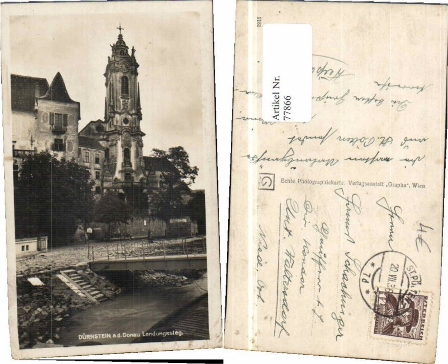 77866,Dürnstein a.d. Donau Landungssteg DETAIL