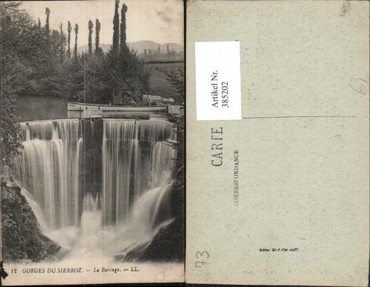 385202,Rhone-Alpes Savoie Gorges du Sierroz Le Barrage Damm Wasserfall