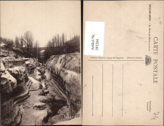 385204,Rhone-Alpes Ain Bellegarde-sur-Valserine La Perte-du-Rhone Schlucht Brücke