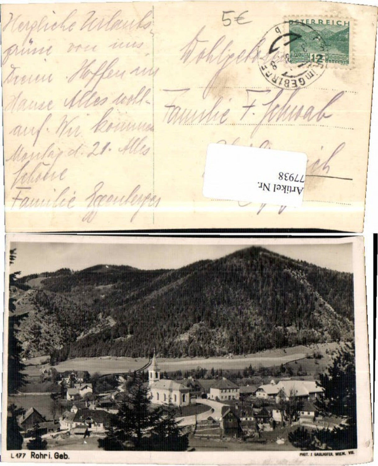 Alte Ansichtskarte – Old Postcard