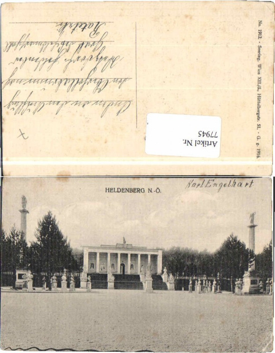 77945,Heldenberg Glaubendorf Wetzdorf 1912