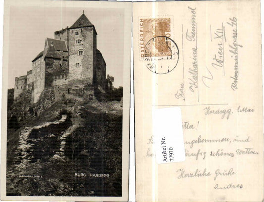77970,Burg Hardegg a.d. Thaya 1930