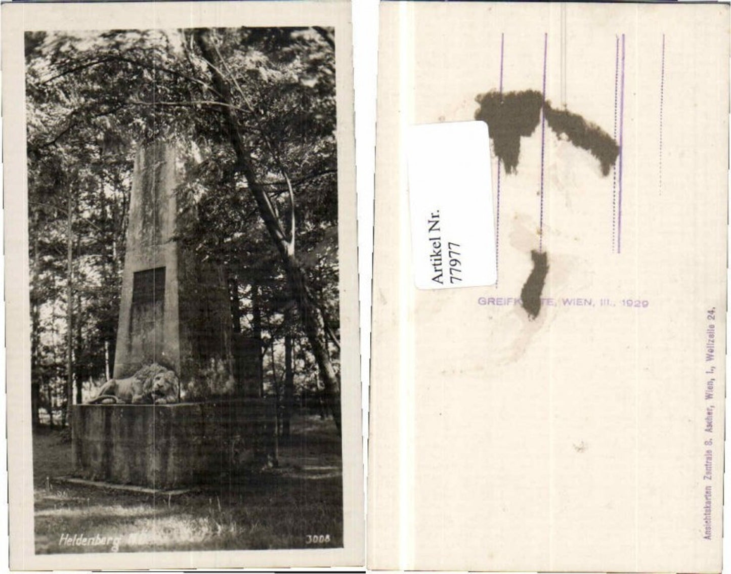 77977,Heldenberg Klein Wetzdorf Glaubendorf Denkmal