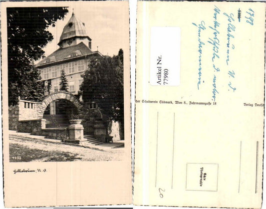 77980,Hollabrunn Strassenpartie Gendarmerieschule