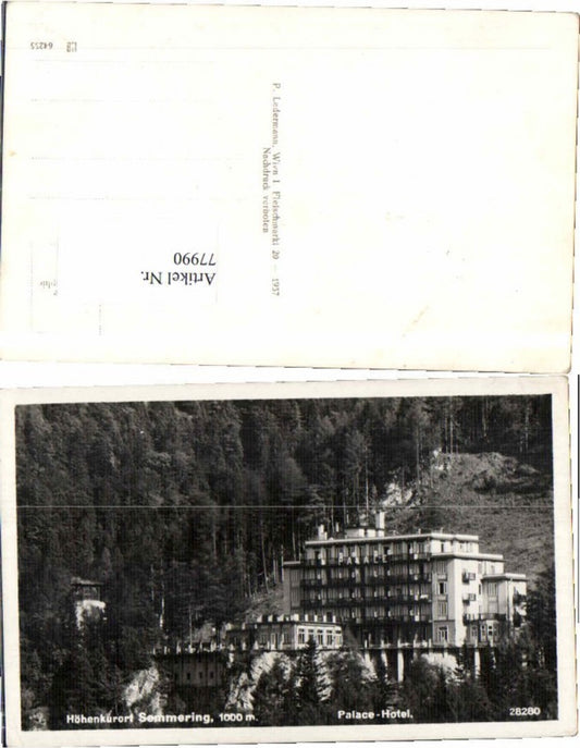 77990,Semmering Palace Hotel pub Ledermann 29280