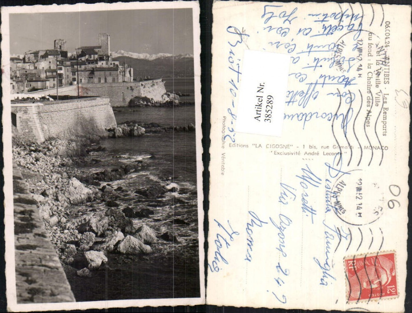 385289,Provence-Alpes-Cote-Azur Alpes-Maritimes Antibes Les Remparts et la Vieille Ville Küste