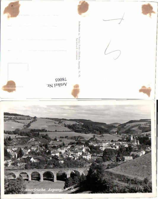 78003,Sommerfrische Aspang am Wechsel Ortsrand