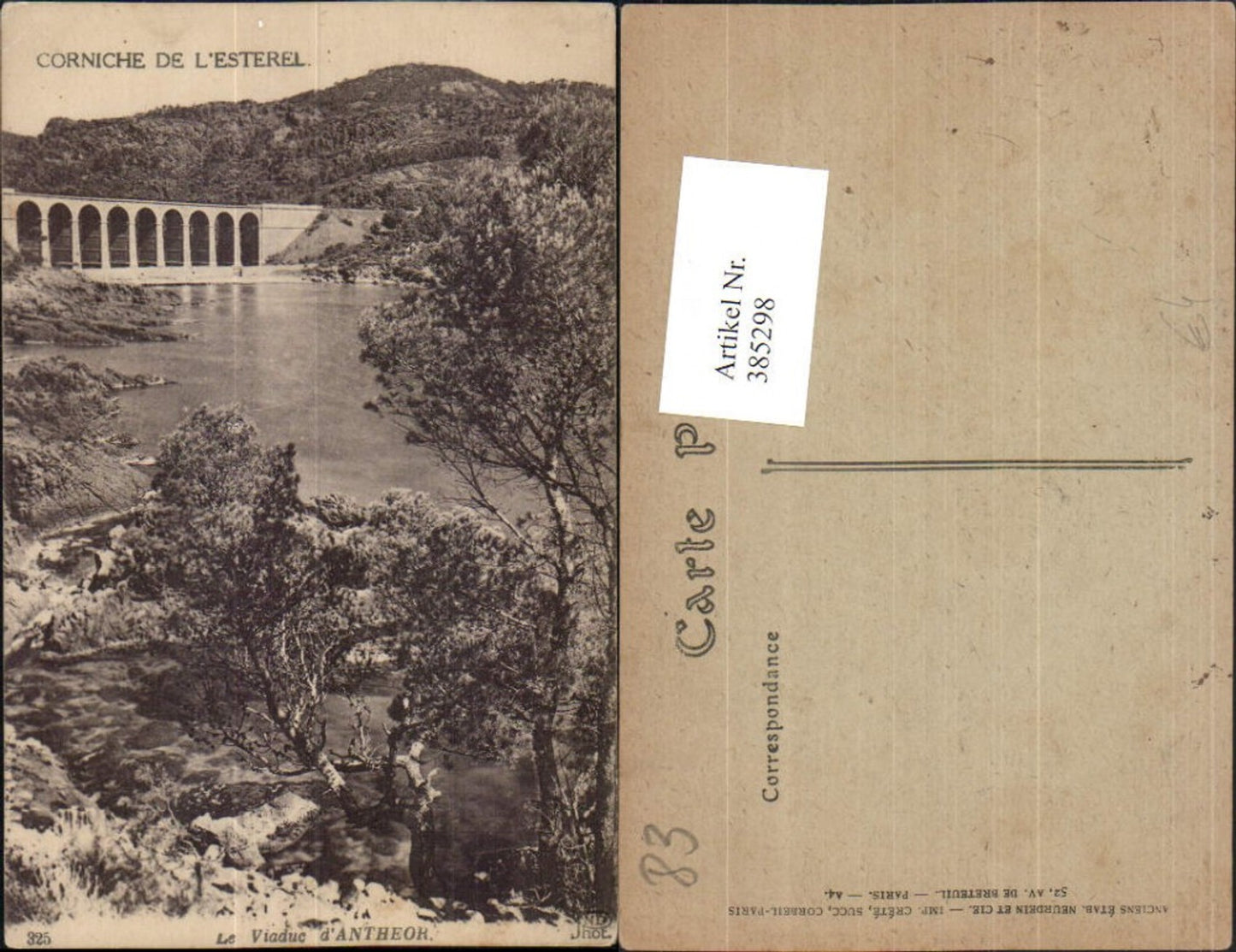 385298,Provence-Alpes-Cote-Azur Var Corniche de l'Esterel Viaduc Antheor Viadukt