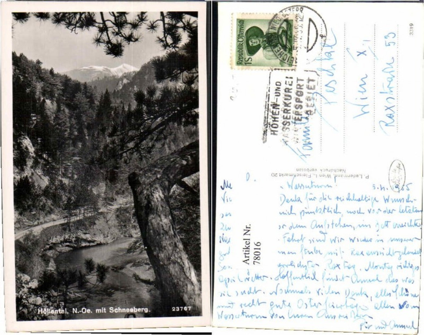 78016,Höllental bei Nasswald Ledermann 23767