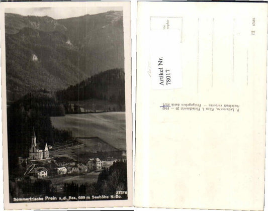 78017,Sommerfrische Prein a.d. Rax Ledermann 27376