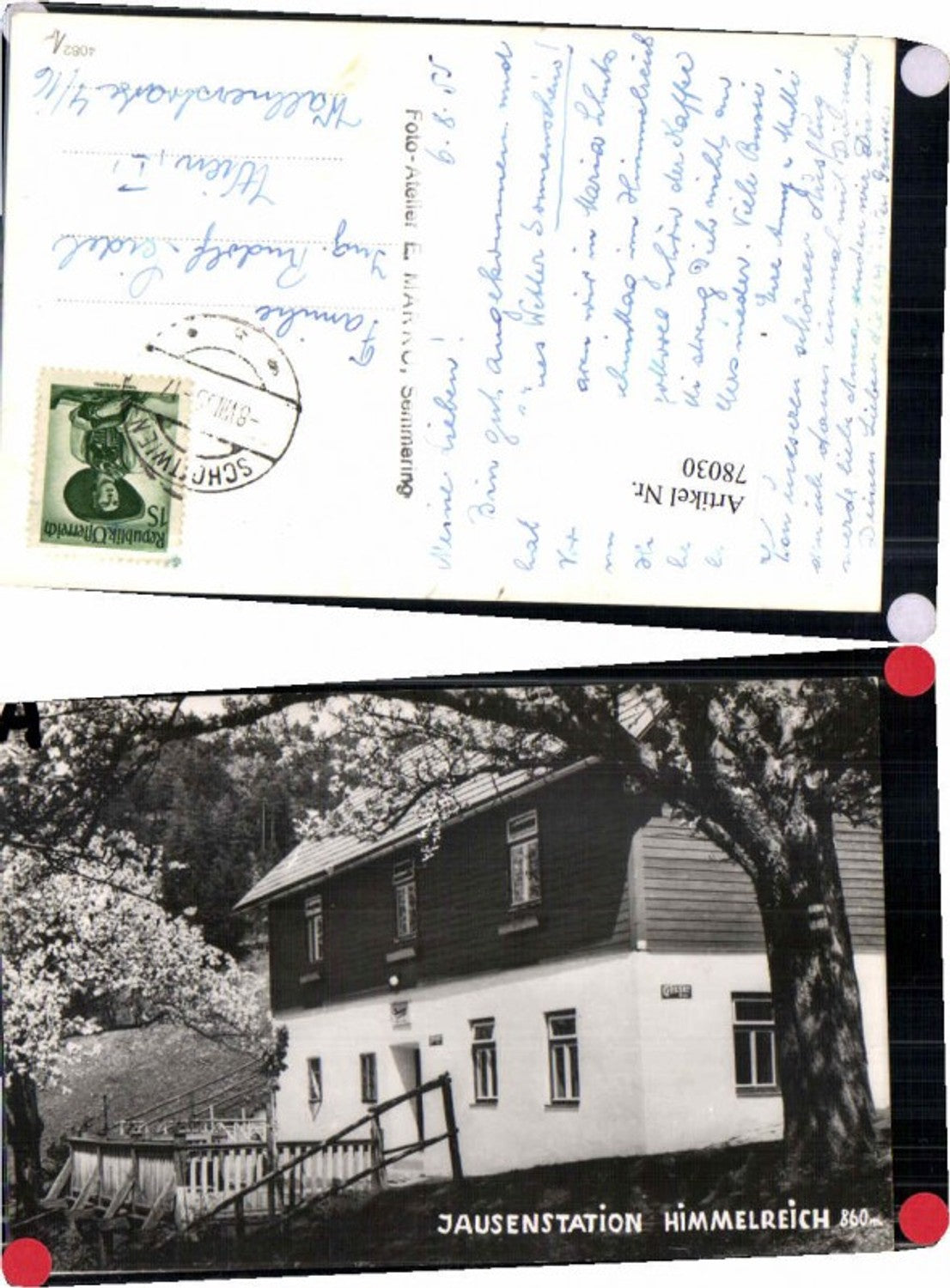 78030,Jausenstation Himmelreich Semmering Schottwien