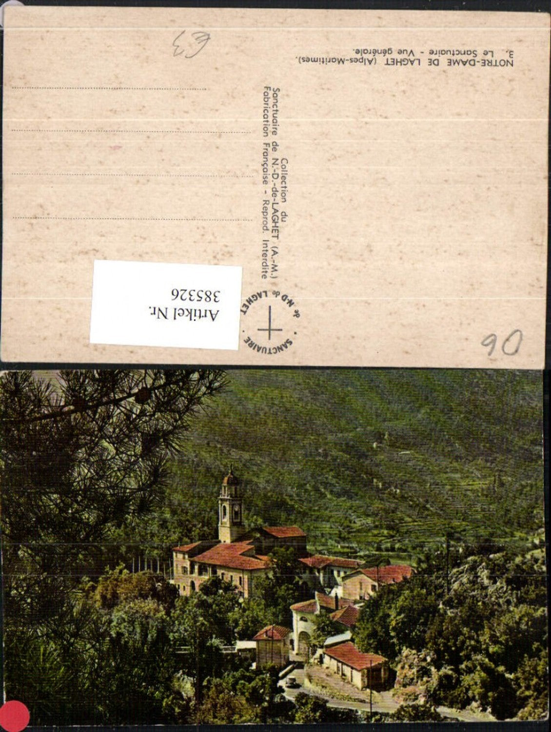 385326,Provence-Alpes-Cote-Azur Alpes-Maritimes Notre-Dame de Laghet Le Sanctuaire Monastery