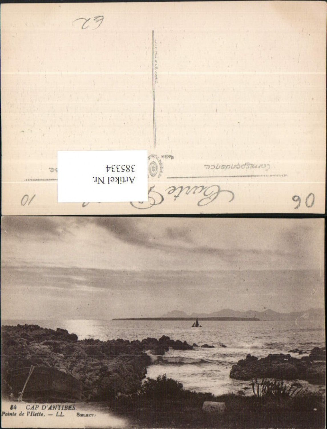 385334,Provence-Alpes-Cote-Azur Alpes-Maritimes Cap Antibes Pointe de Ilette Küste