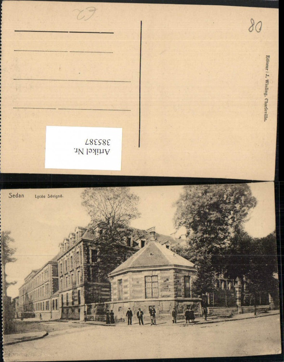 385387,Champagne-Ardenne Ardennes Sedan Lycee Sevigne Schule Gebäude