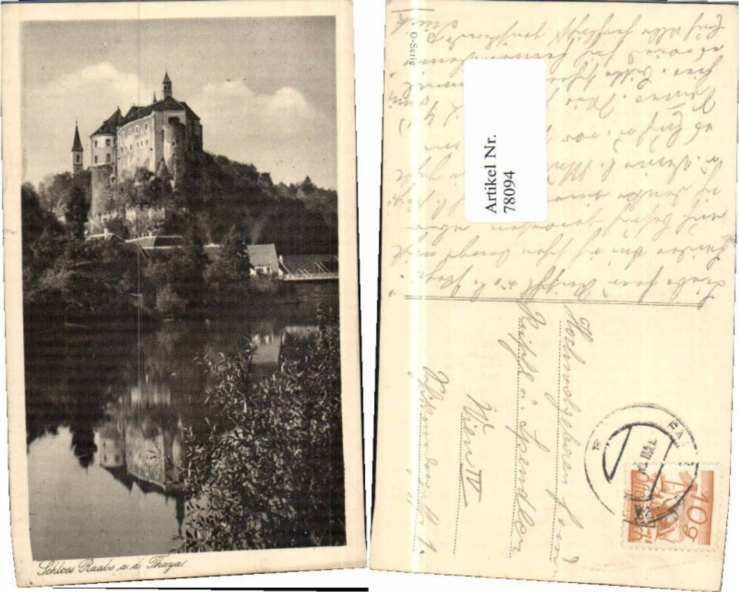 78094,Schloss Raabs a.d. Thaya 1925