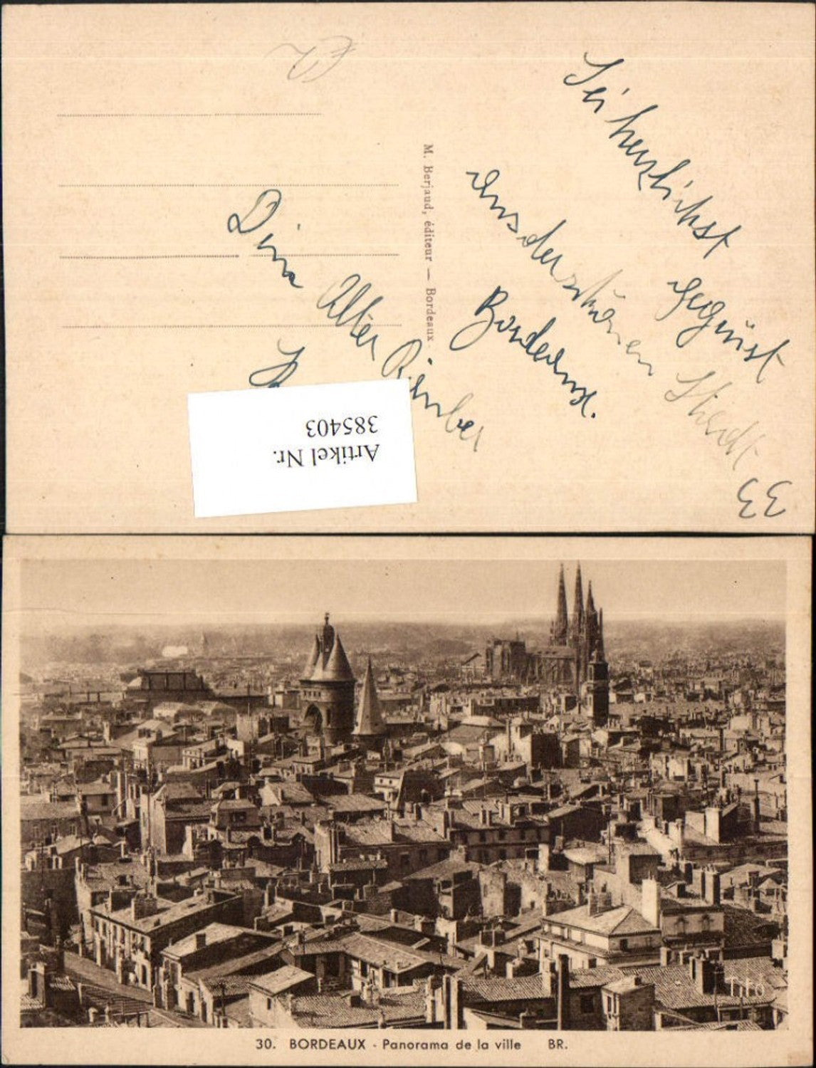 385403,Aquitanien Gironde Bordeaux Panorama de la ville Totale