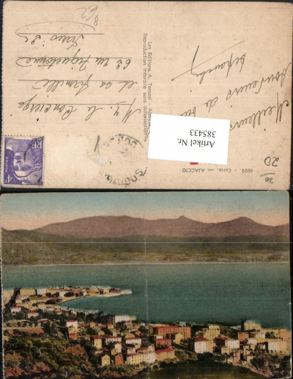 385433,Korsika Corse-du-Sud Ajaccio Totale Bergkulisse