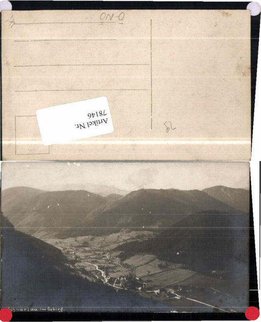 78146,FotoAK Schwarzau im Gebirge 1920
