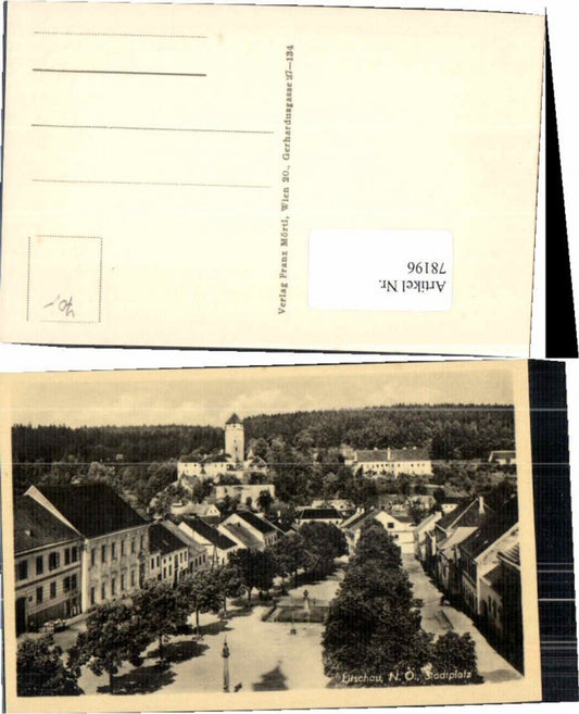 78196,Litschau Marktplatz 1930