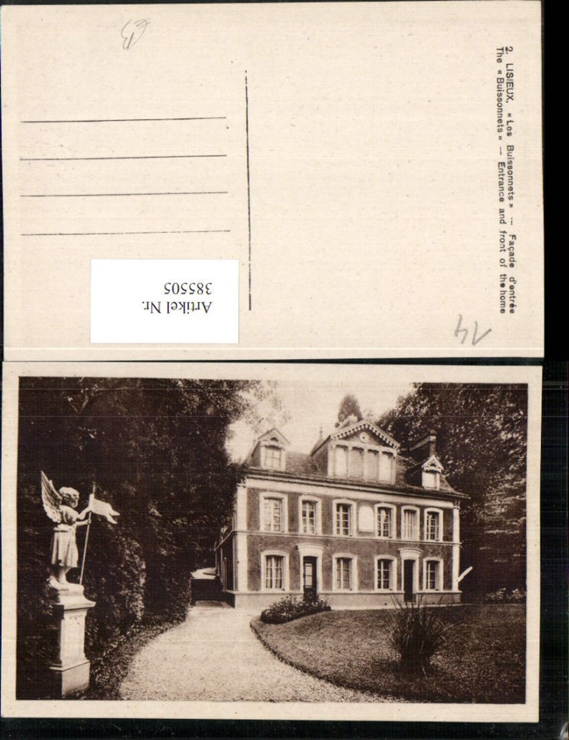 385505,Basse-Normandie Calvados Lisieux Les Buissonnets Haus Villa