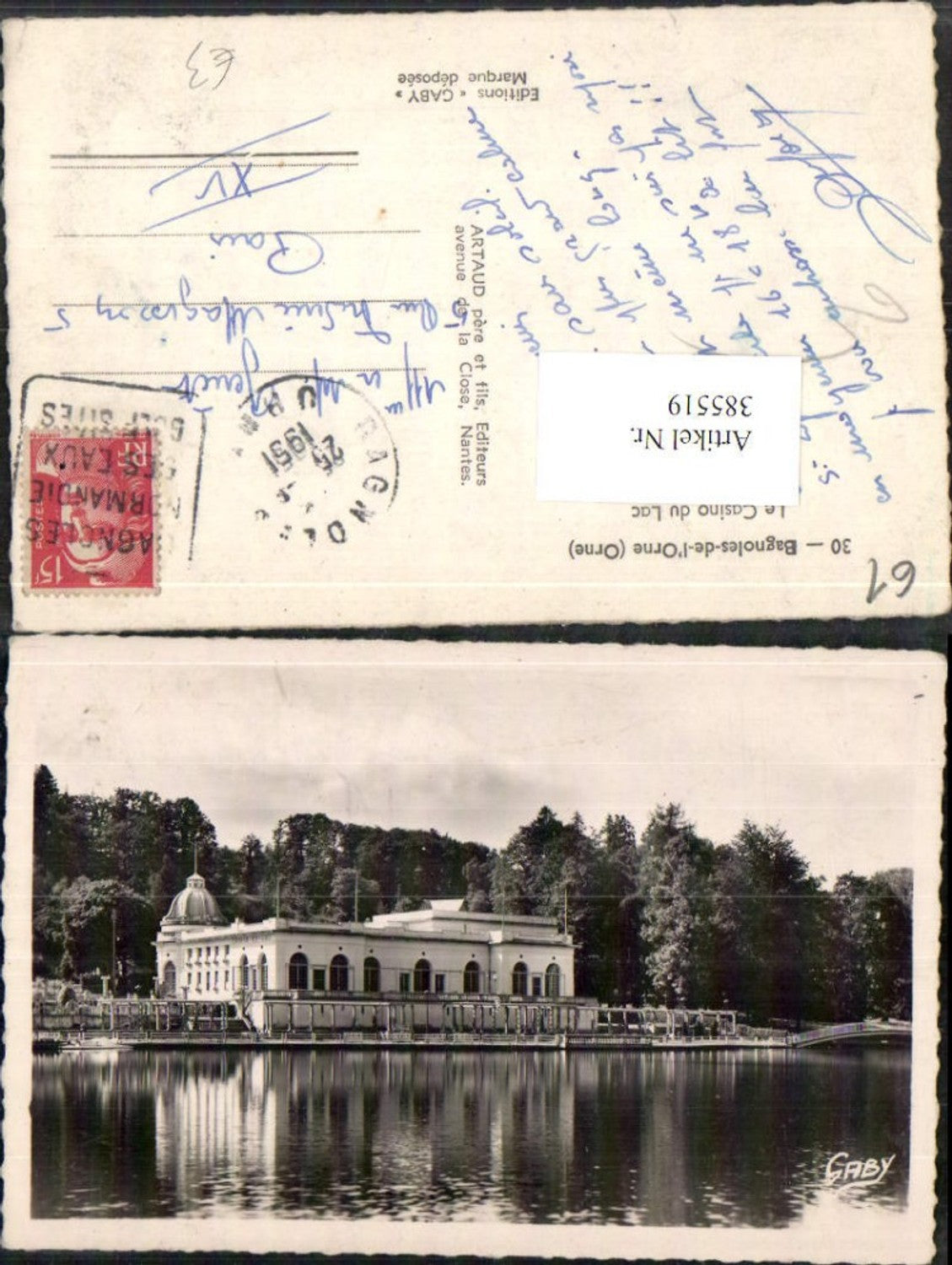 385519,Basse-Normandie Orne Bagnoles-de-l'Orne Le Casino du Lac See