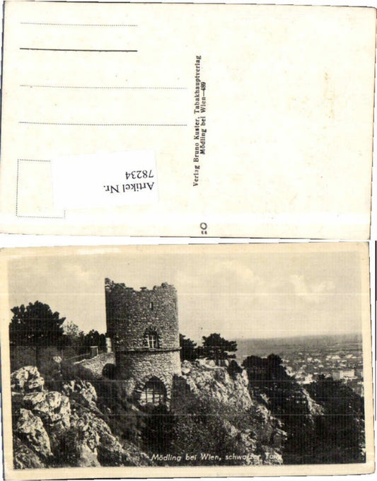 78234,Mödling bei Wien Schwarzer Turm 1940
