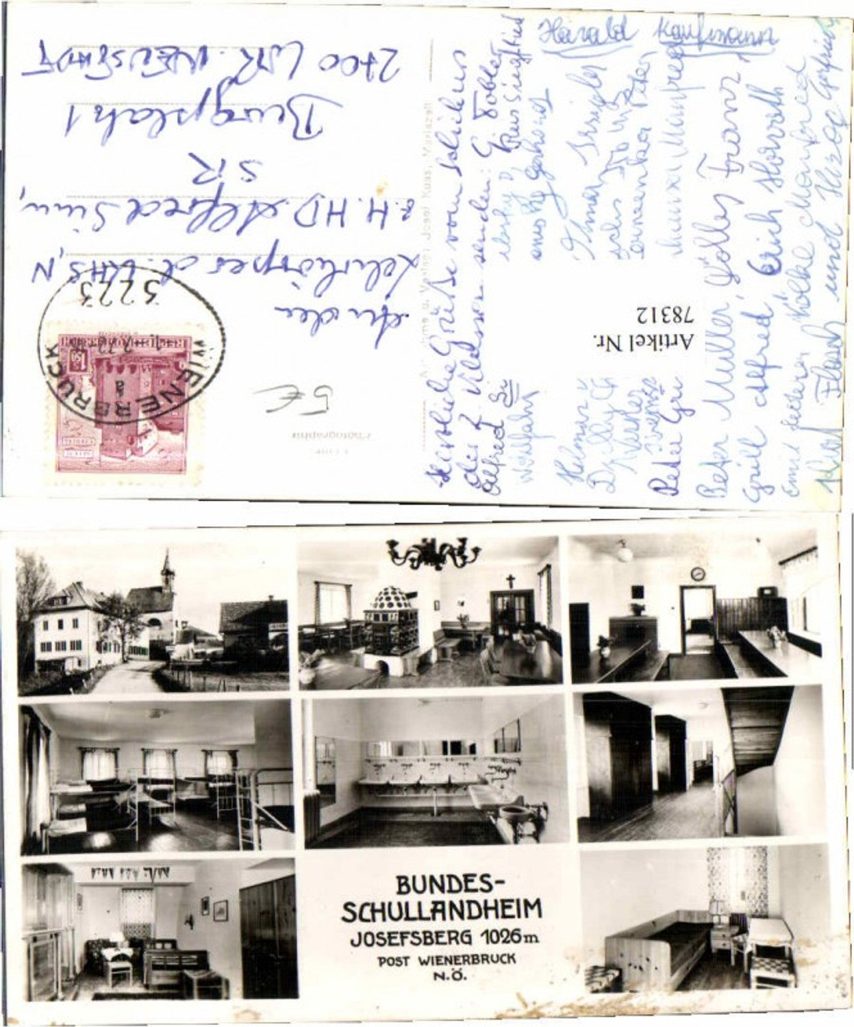 78312,Josefsberg b. Wienerbruck Mehrbildkarte