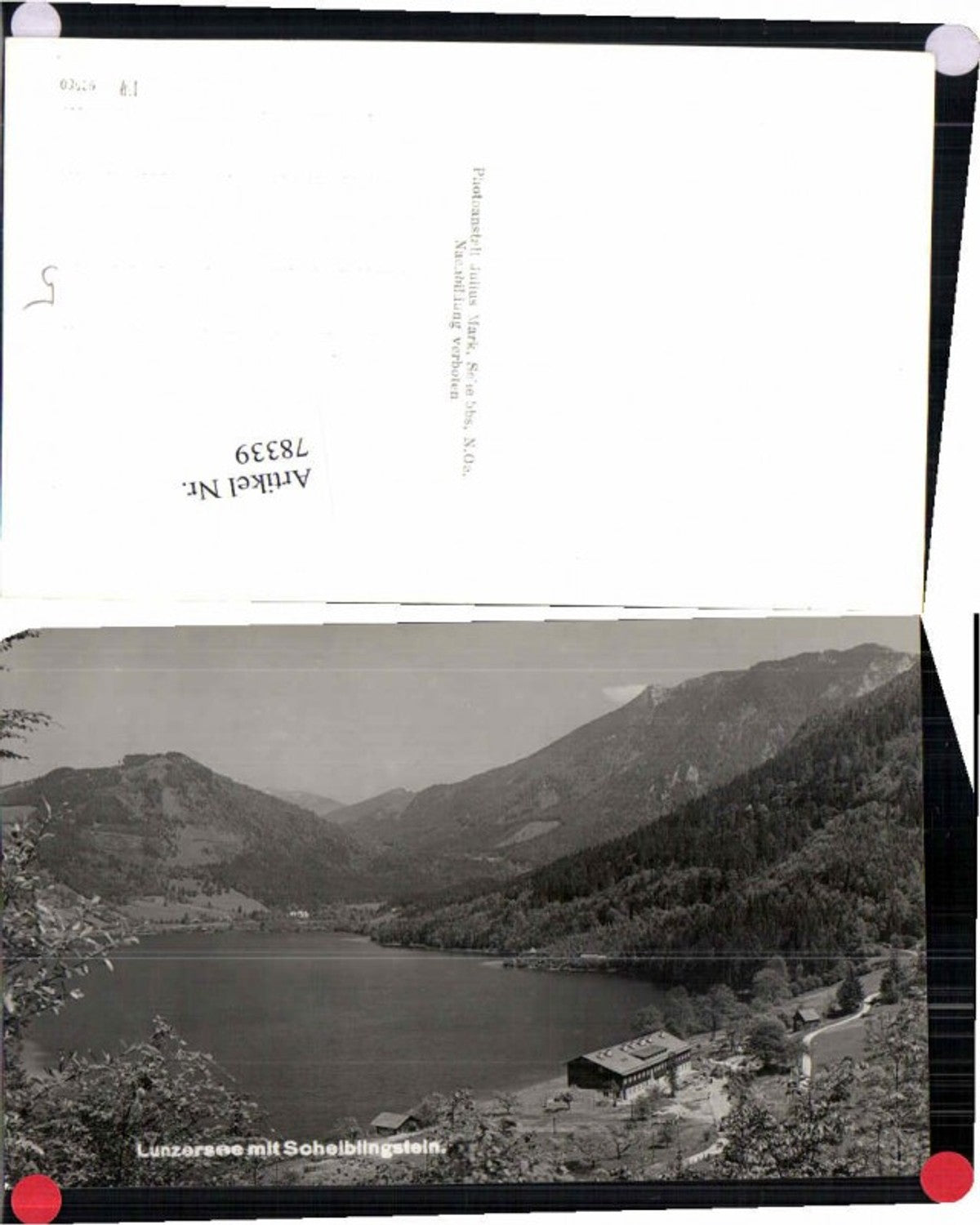 78339,Lunzersee bei Lunz am See 1933