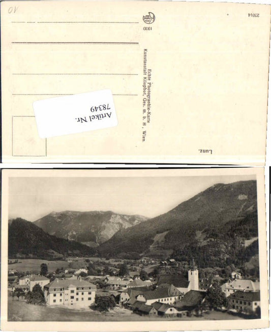 78349,Lunz am See Totale 1920 Kilophot 23014