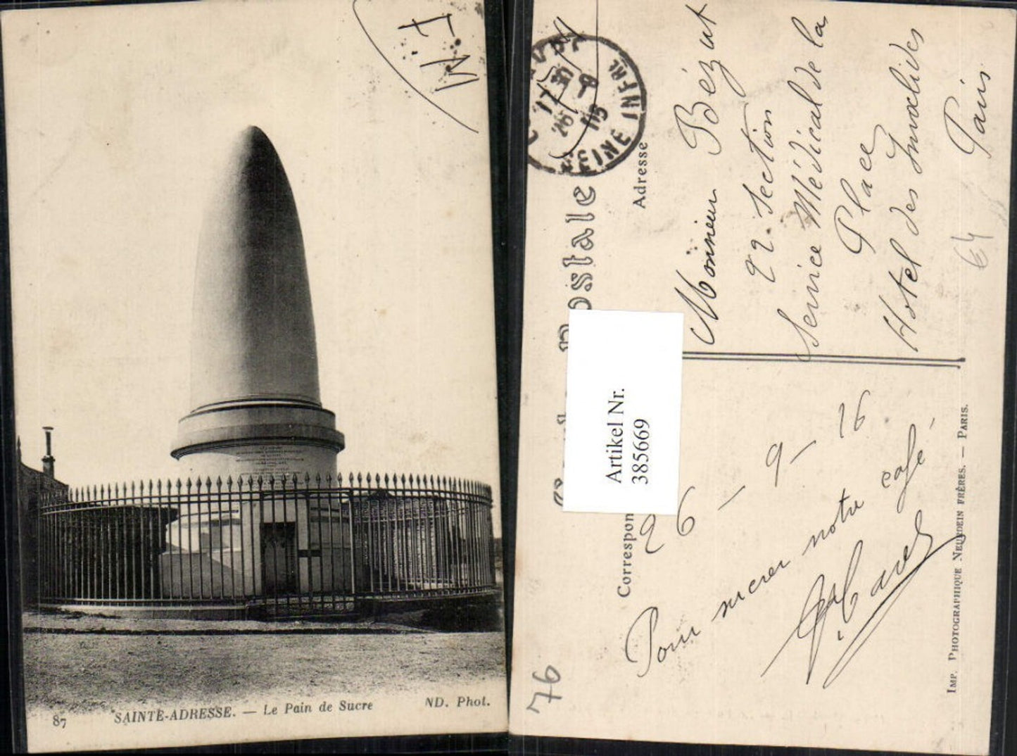 385669,Haute-Normandie Seine-Maritime Sainte-Address Le Pain de Sucre Sugar Loaf