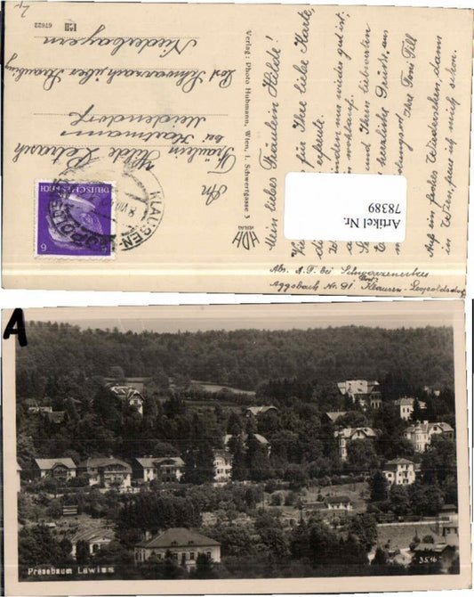 78389,Pressbaum Lawies 1942 pub Hubmann 3516