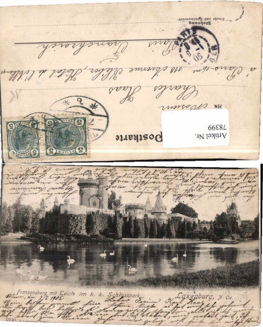 78399,Franzensburg Laxenburg Schlosspark Ledermann 7930